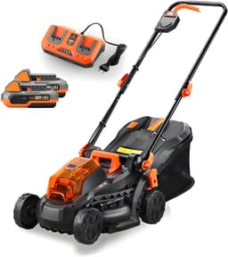 Florixa® Grasmaaier Accu - Grasmaaier Elektrisch - Grasmaaier Benzine - Grasmaaier Benzine Zelftrekkend - Zwart - 65cm x 43cm x 41cm; 14 kg — thumbnail 1