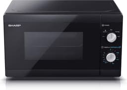 Magnetron - Oven Verwarming - Snel Eten Bereiden - Mechanische Bediening - 20 Liter - Zwart — thumbnail 2