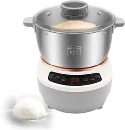 Deegmachine Elektrisch - Deegbereider Mixer - Brood Pizza Maken - Automatisch Kneedt - 5 Liter - Zilver — thumbnail 1