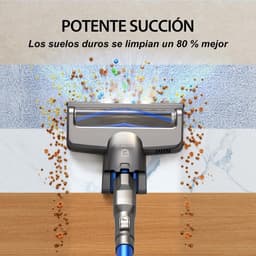 Greenote Battery Vacuum Cleaner, Up to 30 Minutes Running Time, Stick Vacuum Cleaner with LED Battery Vacuum Cleaner with Crevice Nozzle and Soft Brush, Self-Standing Function for Hard Floors and Pet Hair — thumbnail 3