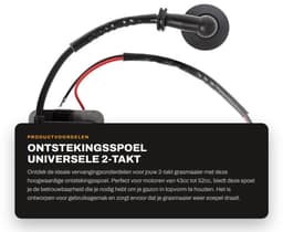 Dailygoods- Ontstekingsspoel Universele Vervanging - 2-takt Grasmaaier - 43cc/52cc Motor - Duurzaam - Lichtgewicht - Eenvoudig te Installeren - Motoronderdeel — thumbnail 5
