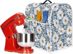 Keukenmachinehoes - Mixerhoes Stofhoes - Keuken Decoratie - Wasbaar Canvas Polyester - 38 x 27.5 x 37 cm - Vintage Daisy — thumbnail 5