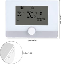 Slimme Thermostaat - Digitale Regelaar - Verwarming Instellen - App Bediening - Wandhangend - Wit — thumbnail 5