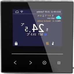 Slimme Thermostaat - WiFi Thermostaat - Comfort Verwarmen - App Bediening - LCD Kleurenscherm - Wit — thumbnail 1