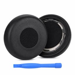 Vervangende Oorkussens voor Jabra Evolve 75 / 75UC / 75MS / 75SE Hoofdtelefoon van MMOBIEL – Memory Foam en Protein PU Koptelefoon Oorkussens - Noise Isolation Hoofdtelefoon Earpads – Zwart — thumbnail 1