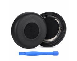Vervangende Oorkussens voor Jabra Evolve 75 / 75UC / 75MS / 75SE Hoofdtelefoon van MMOBIEL – Memory Foam en Protein PU Koptelefoon Oorkussens - Noise Isolation Hoofdtelefoon Earpads – Zwart