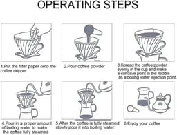 Koffiedruppelaar Keramiek - Koffiefilterhouder - Koffie Zetten - Motorstijl Ontwerp - 1-4 Kopjes - Rood — thumbnail 5