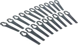 Reservemesjes Grasmaaier - Snijbladen Plastic - Gazon Onderhoud - Snelle Wissel - 20 Stuks - Zwart — thumbnail 1