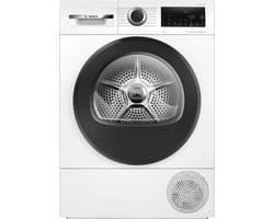 Bosch Serie 6 WQG235D1ES, Vrijstaand, Voorlader, Warmtepomp, Wit, Knoppen, Draaiknop, Rechts