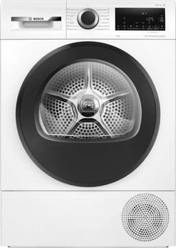 Bosch Serie 6 WQG235D1ES, Vrijstaand, Voorlader, Warmtepomp, Wit, Knoppen, Draaiknop, Rechts — thumbnail 1