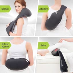 Shiatsu Massager voor Nek en Schouders - Massage Apparatuur met Warmte voor Spierpijnverlichting — thumbnail 3