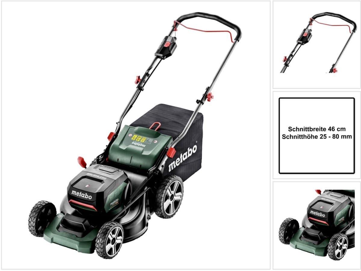 Metabo Tuinapparatuur - 26 V ACCU grasmaaier, 46 cm bereik, zonder accu, laders 601606850 — afbeelding 1