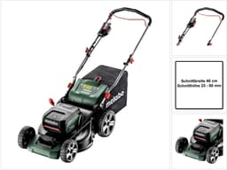 Metabo Tuinapparatuur - 26 V ACCU grasmaaier, 46 cm bereik, zonder accu, laders 601606850 — thumbnail 1