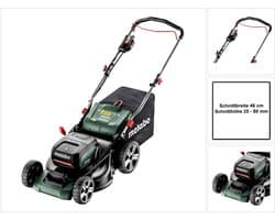 Metabo Tuinapparatuur - 26 V ACCU grasmaaier, 46 cm bereik, zonder accu, laders 601606850