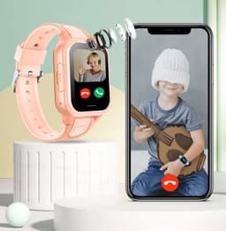 Watcher VII touch 4G smartwatch - kinder GPS horloge - met camera - incl. SIM-kaart - zwart — thumbnail 5