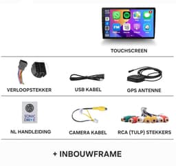 Autoradio 4/64GB met Carplay en Android Auto | Geschikt voor Vw volkswagen Golf 4 Polo Caddy Bora Jetta Transporter T5 Transporter Passat 1993-2006 | Autoradio met navigatie | 1993 1994 1995 1996 1997 1998 1999 2000 2001 2002 2003 2004 | R32 6N 9N — thumbnail 5