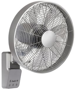 Casafan Airos Eco Design Wall TS wandventilator zilver 40 cm - Timer - Afstandsbediening - Horizontaal en verticaal oscilleren — thumbnail 1