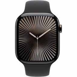 Apple Watch Series 10 GPs + Cellular 46mm Black Sport Band M/l Smartwatch Slate — thumbnail 3