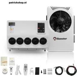 Airconditioner - Air conditioning - 10000 BTU - 150-500m³/u - 1-3KW - 12V Efficiënte Koeling - Met Afstandsbediening - Voor RV - Camper -Vrachtwagens - Boten — thumbnail 1