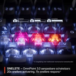 SteelSeries Apex Pro Mini Gen 3 - Mechanisch Gaming Keyboard - US Qwerty - Rapid Trigger, Rapid Tap, Protection Mode — thumbnail 3
