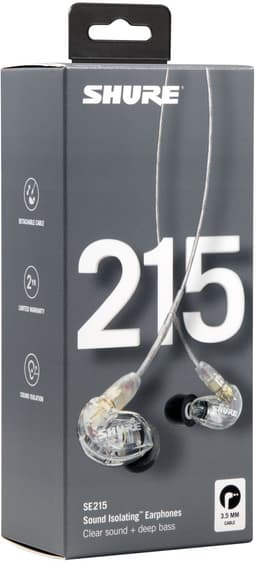 Shure SE215-CL In-Ear Monitoring - Transparant — thumbnail 2