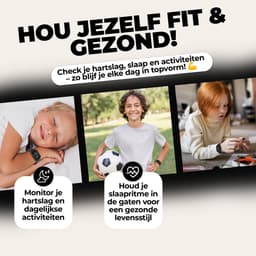 Denver Smartwatch Kinderen - Bellen/SMS/Whatsapp - Voor Android & iOS - Stappenteller - Slaapactiviteit - Hartslag, Bloeddrukmeter, Sportmodus - SWK120B — thumbnail 5