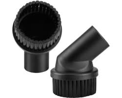 35mm stofborstel - Premium stofborstel - Stofzuigermondstuk meubelborstel - Universeel voor stofzuigers - 2 stuks