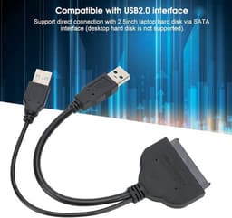 USB3.0 Naar -kabel 25 Inch HDD-kabel Gegevensoverdracht Harde Schijf Schijfconverter voor Pc Computer Externe 25 Inch SSD Harde Schijf 150 MB/s - USB Kabeldataoverdracht . — thumbnail 5