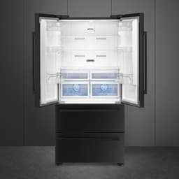 SMEG FQ55FNDF – Amerikaanse Koelkast – 539L Koel / 152L Vries – No Frost – 4 Deuren – Zwart — thumbnail 3