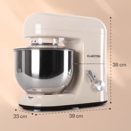 Keukenmachine 5L met Kneedhaak en Garde – Krachtige Mixer – 6 Snelheden – RVS Kom – 1800W — thumbnail 2