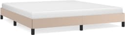 Bedframe cappuccino-bruin, 180 x 200 cm, kunstleer, bedframe voor slaapkamer, familiebed, logeerkamer, hotelbedframe voor slaapkamer, hotel, logeerkamer — thumbnail 5