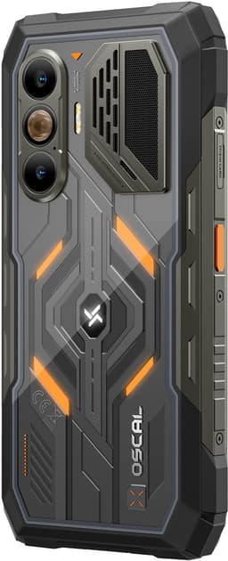 OSCAL PILOT 8 Robuuste Smartphone 5G - 48GB(12+36) RAM - 256GB ROM - 6,83inch 120Hz - 10000 mAh 55W - Android 16 - 108MP+50MP camera - WiFi 7 - IP68/IP69K - GPS NFC - Zwart — thumbnail 3