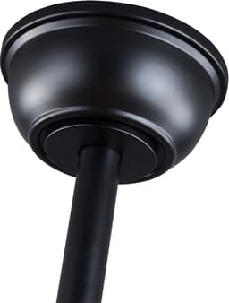DESMIU Plafondventilator - 107 cm - 6 Snelheden Met Afstandsbediening - ABS - Zwart En Donker Walnoot - Binnen En Buiten - Zonder Verlichting — thumbnail 3