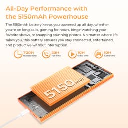 OUKITEL C72 Smartphone 16GB RAM-128GB ROM-6.88 inch HD-5150 mAh-64MP Camera-4G — thumbnail 4
