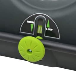 Grasveger - Tuinveger Gazonventilator - Grasonderhoud - Handmatige bediening - 103 liter - Groen — thumbnail 3