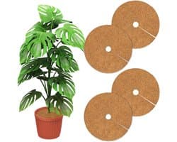 4-Delige Kokosmat,Ronde Laag,Kokosmulch,Kokosplantbescherming,Kokosvlokken,Winterbeschermingsplant,Koubescherming,Vorstbestendigheid,Vochtbescherming