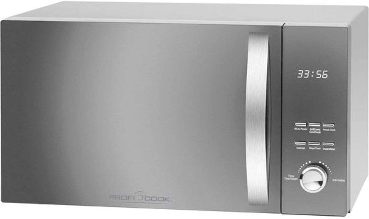 Magnetron met grill - Heteluchtoven - Snel koken - 3-in-1-functie - 23 liter inhoud - Roestvrij staal — afbeelding 1