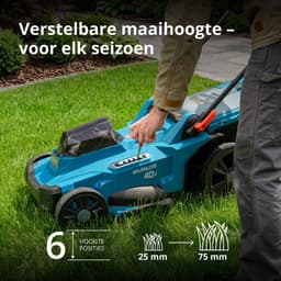 Snoerloze grasmaaier KS 43LM-40V — 43 cm — zonder accu en lader — thumbnail 5