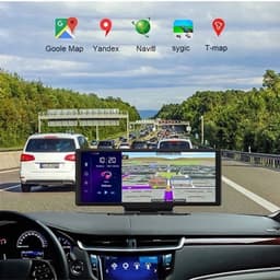Dashcam voor Auto - 10.26” Dashcam ADAS GPS Navigatie - Android 8.1 - Remote Monitor & Rijassistentie - 2G With 10m RCC - Zwart — thumbnail 1