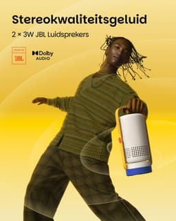 Mini Beamer 1080p - Draagbare Smart Projector - Ingebouwde Batterij - Autofocus en Automatische Trapeziumcorrectie - Met Netflix - Blauw — thumbnail 5