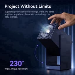 Beamer Draagbaar - 500 ANSI Lumen - 1080P Full HD Resolutie - LCD - Voor Thuisbioscoop En Outdoor — thumbnail 5