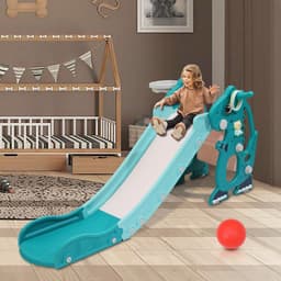 Indoor en outdoor, leermodule, basketbalmand, groen — thumbnail 3