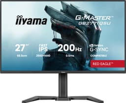iiyama G-Master GB2771QSU-B1 Red Eagle - 27 inch - QHD - IPS - 200 Hz - Verstelbaar - G-Sync compatible — thumbnail 1