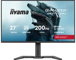 iiyama G-Master GB2771QSU-B1 Red Eagle - 27 inch - QHD - IPS - 200 Hz - Verstelbaar - G-Sync compatible