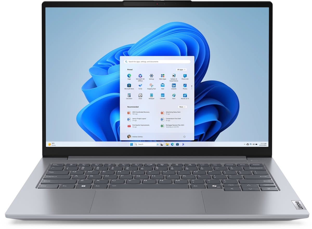LENOVO ThinkBook 14 G7 ARP - 14 inch - AMD Ryzen 7 7735HS - 16 GB - 512 GB - Windows 11 Pro — afbeelding 1