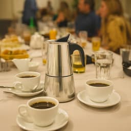 Any Morning Coffee Percolator - Espresso Maker voor Inductiekookplaat - Koffiezetapparaat - Moka Pot - 6 Kopjes Koffie - RVS - 300 ml — thumbnail 4