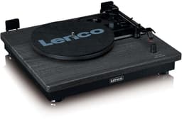 Lenco Platenspeler met Bluetooth - 2 externe Speakers - LS-100BK - Zwart — thumbnail 2