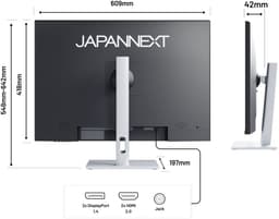 JAPANNEXT Monitor 28" IPS 4K+ UHD (3840x2560) | JN-282i4KP-HSP — thumbnail 4