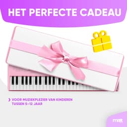 Keyboard Piano - MAX KD54 Keyboard met 54 toetsen - Kinder piano - Oplaadbare accu - Roze — thumbnail 2