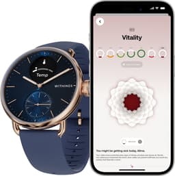 Withings ScanWatch 2 - 38mm - Hybride Smartwatch - Ros�Goudkleurig Blauw — thumbnail 4